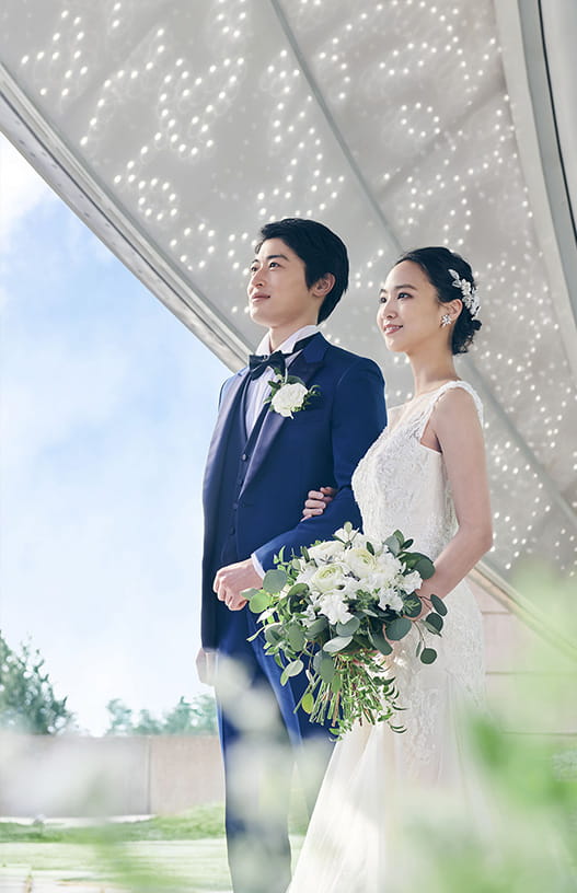 写真:新郎新婦
