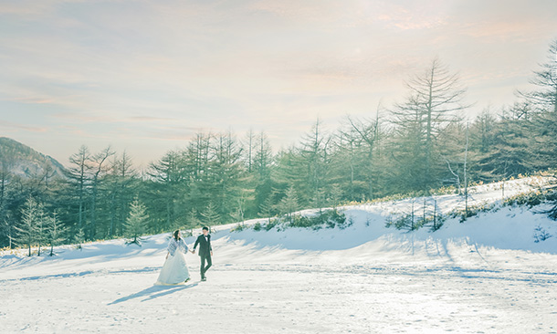 写真：冬の八ヶ岳