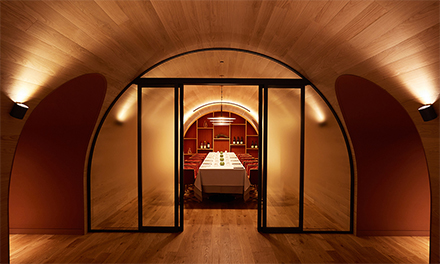 写真：パーティ会場